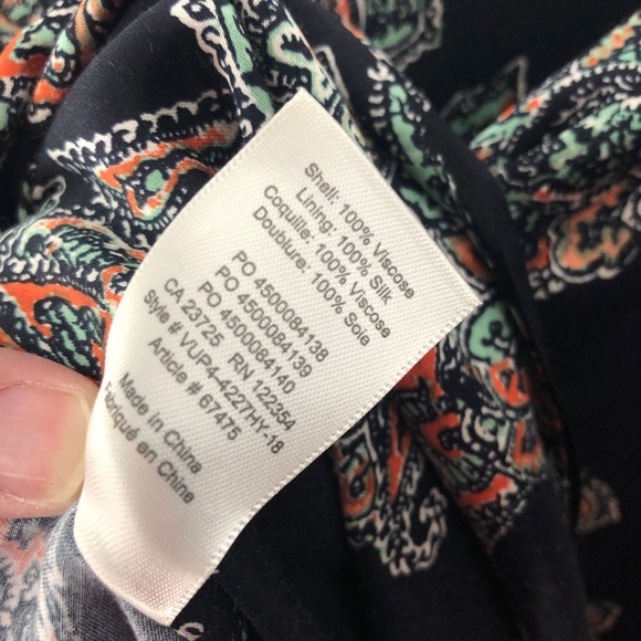 Wilfred Pilier Paisley Floral Robe w/Silk XXS - Picture 8 of 12